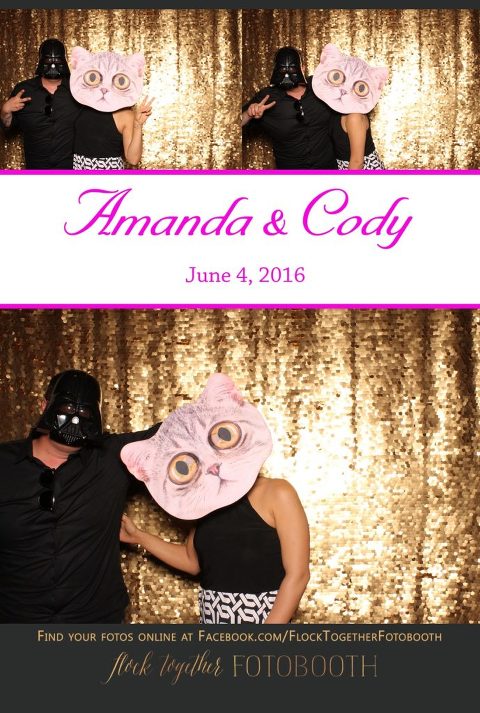 Photo booth at The Laurel in Grapevine, Texas