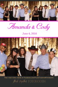 Photo booth at The Laurel in Grapevine, Texas
