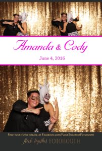 Photo booth at The Laurel in Grapevine, Texas