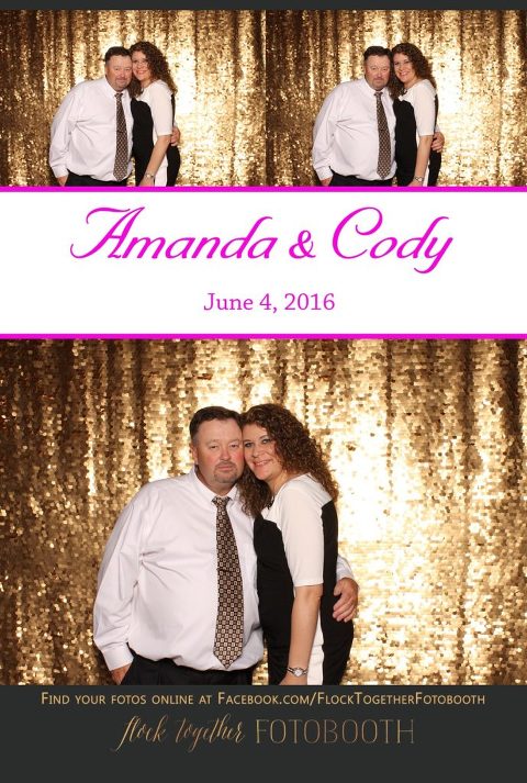 Photo booth at The Laurel in Grapevine, Texas