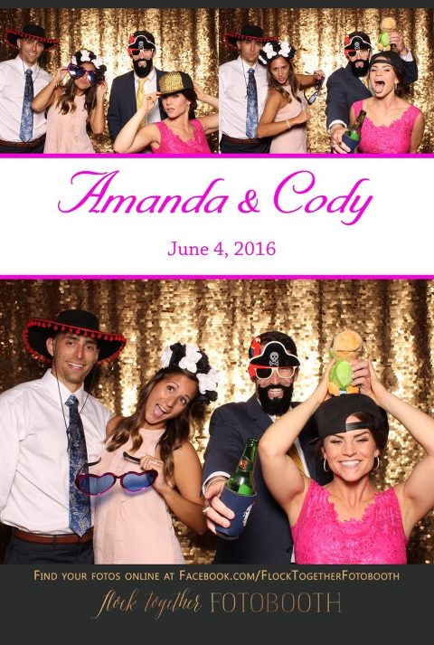 Photo booth at The Laurel in Grapevine, Texas