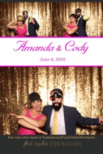 Photo booth at The Laurel in Grapevine, Texas