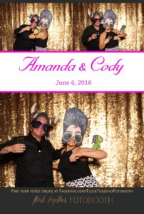 Photo booth at The Laurel in Grapevine, Texas