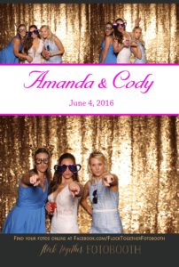 Photo booth at The Laurel in Grapevine, Texas