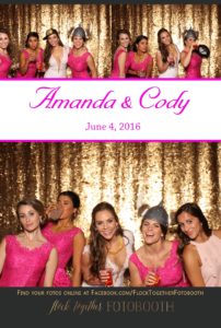 Photo booth at The Laurel in Grapevine, Texas