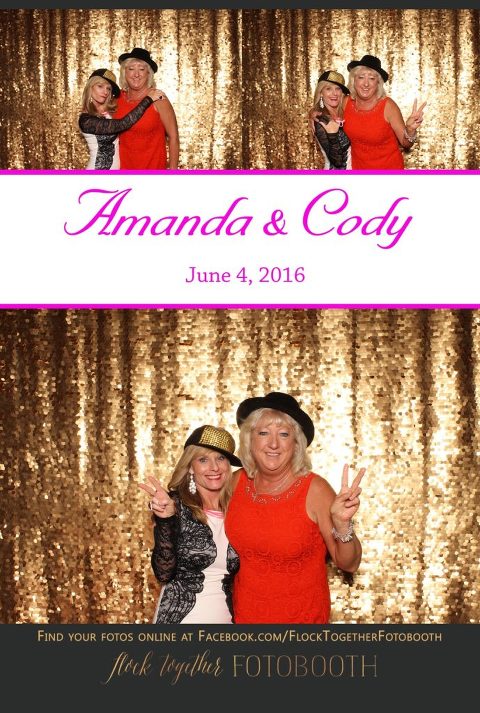 Photo booth at The Laurel in Grapevine, Texas