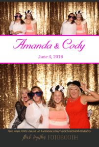 Photo booth at The Laurel in Grapevine, Texas