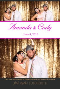 Photo booth at The Laurel in Grapevine, Texas