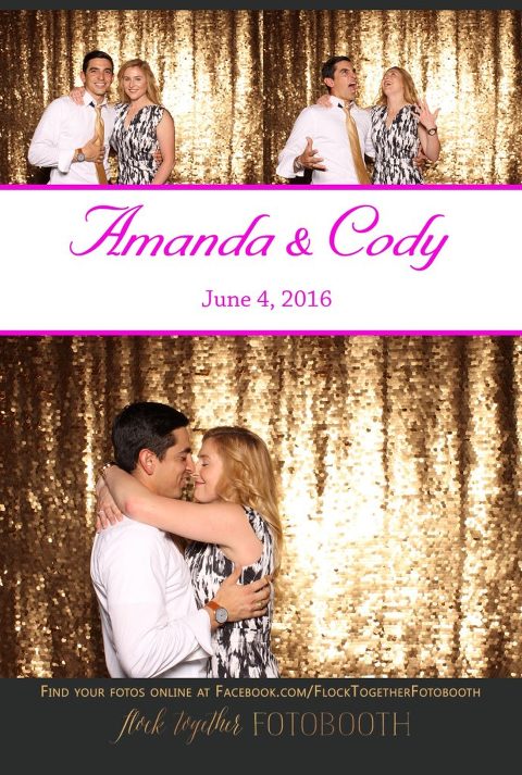 Photo booth at The Laurel in Grapevine, Texas