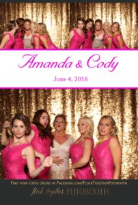 Photo booth at The Laurel in Grapevine, Texas