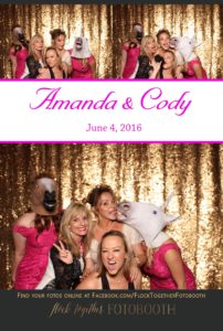 Photo booth at The Laurel in Grapevine, Texas