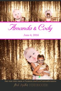 Photo booth at The Laurel in Grapevine, Texas