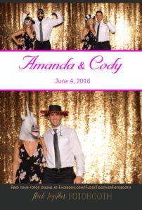 Photo booth at The Laurel in Grapevine, Texas