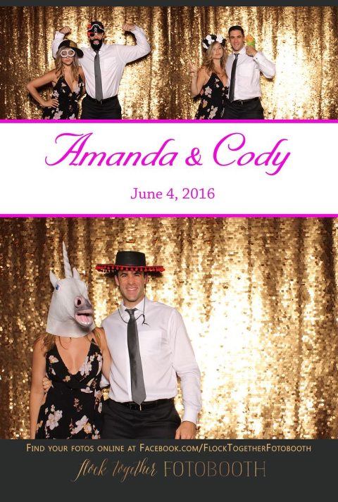 Photo booth at The Laurel in Grapevine, Texas