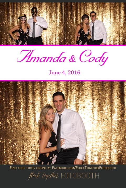 Photo booth at The Laurel in Grapevine, Texas