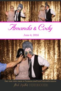 Photo booth at The Laurel in Grapevine, Texas