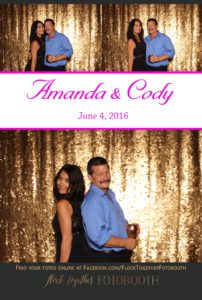 Photo booth at The Laurel in Grapevine, Texas