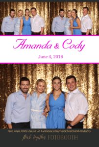 Photo booth at The Laurel in Grapevine, Texas