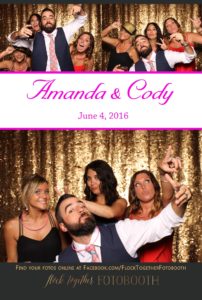 Photo booth at The Laurel in Grapevine, Texas