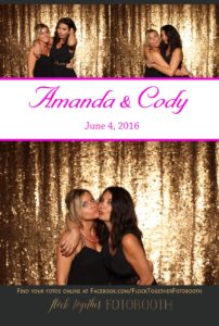 Photo booth at The Laurel in Grapevine, Texas