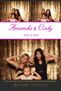 Photo booth at The Laurel in Grapevine, Texas
