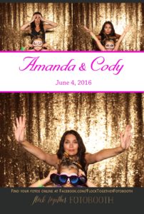 Photo booth at The Laurel in Grapevine, Texas