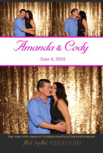 Photo booth at The Laurel in Grapevine, Texas