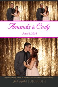 Photo booth at The Laurel in Grapevine, Texas