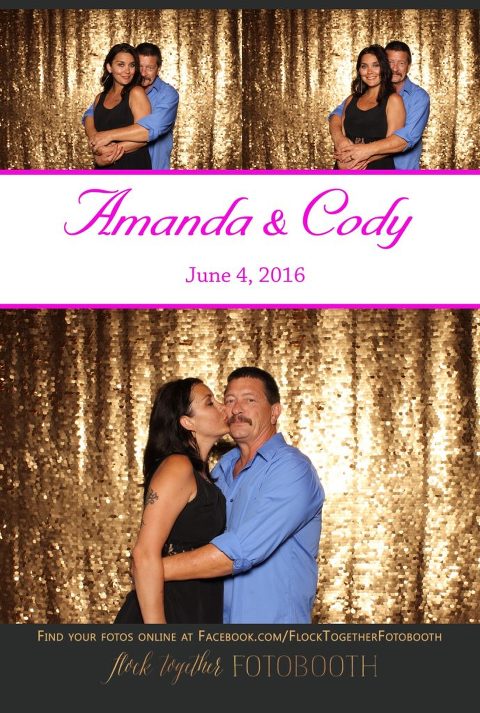 Photo booth at The Laurel in Grapevine, Texas