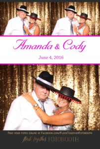 Photo booth at The Laurel in Grapevine, Texas