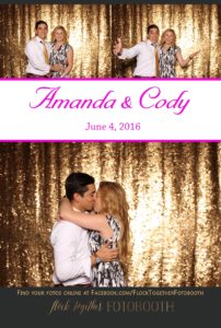 Photo booth at The Laurel in Grapevine, Texas