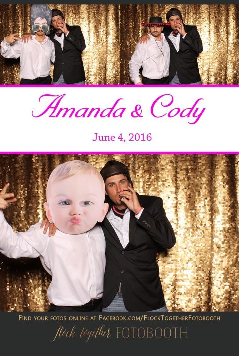 Photo booth at The Laurel in Grapevine, Texas