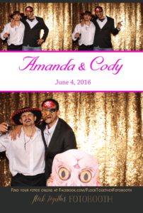 Photo booth at The Laurel in Grapevine, Texas