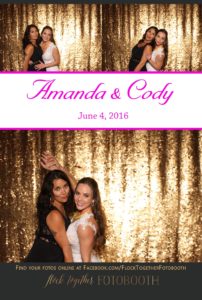 Photo booth at The Laurel in Grapevine, Texas