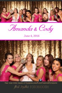 Photo booth at The Laurel in Grapevine, Texas
