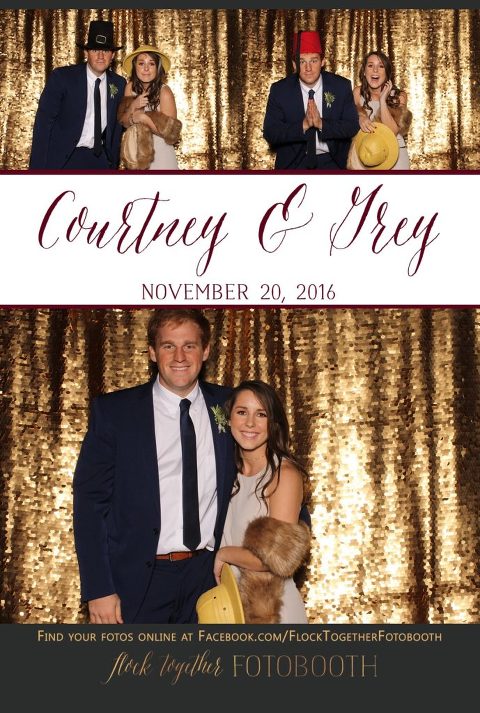 Photo booth at The Orchard in Azle, Texas