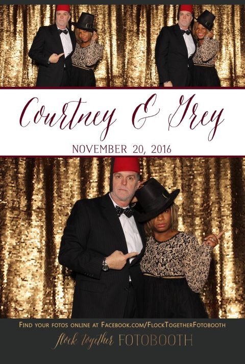 Photo booth at The Orchard in Azle, Texas