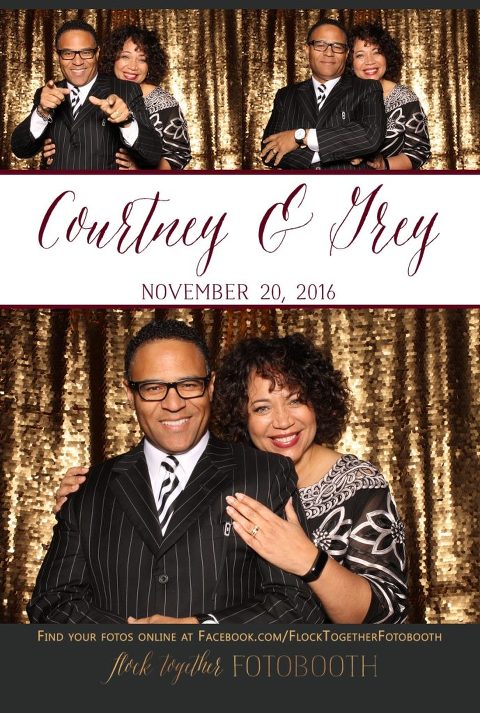 Photo booth at The Orchard in Azle, Texas