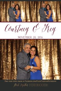 Photo booth at The Orchard in Azle, Texas