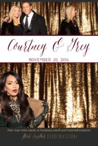 Photo booth at The Orchard in Azle, Texas
