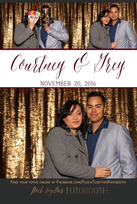 Photo booth at The Orchard in Azle, Texas