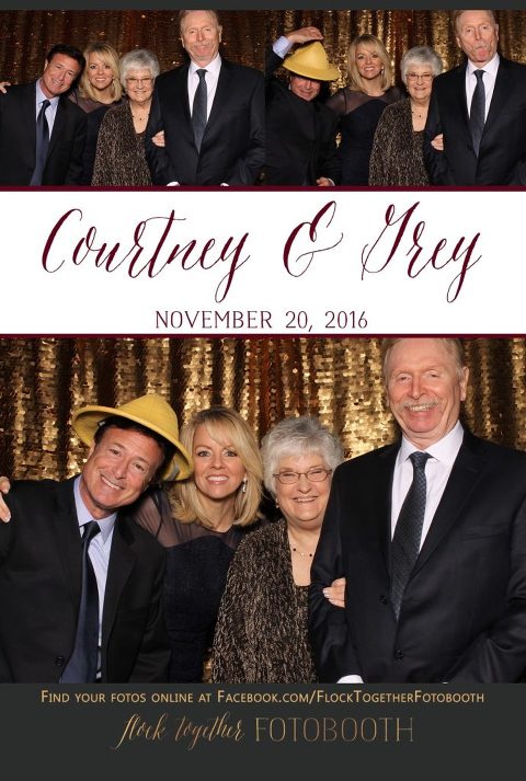 Photo booth at The Orchard in Azle, Texas