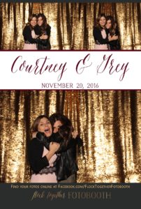 Photo booth at The Orchard in Azle, Texas