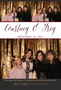 Photo booth at The Orchard in Azle, Texas