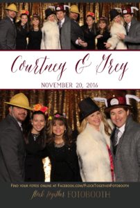 Photo booth at The Orchard in Azle, Texas