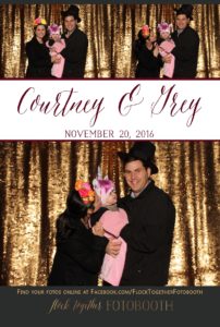 Photo booth at The Orchard in Azle, Texas