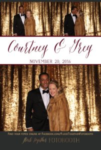 Photo booth at The Orchard in Azle, Texas