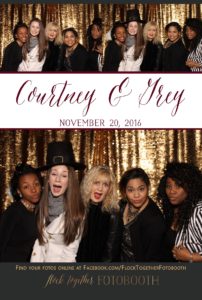 Photo booth at The Orchard in Azle, Texas