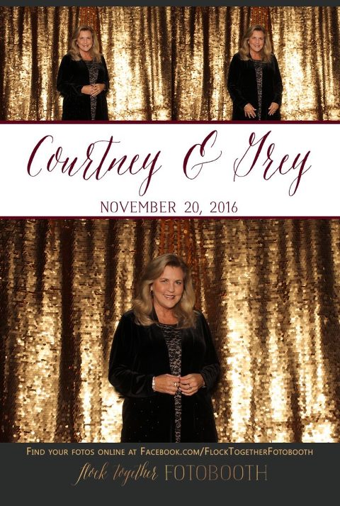 Photo booth at The Orchard in Azle, Texas