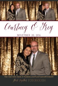 Photo booth at The Orchard in Azle, Texas
